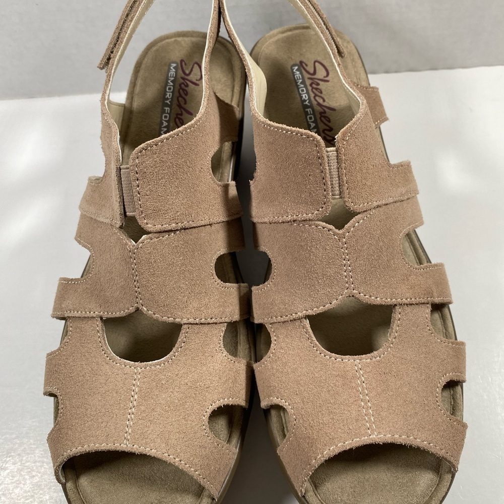 Skechers Memory Foam Parallel Stylin Wedge Heel S… - image 4